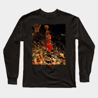 Vintage Jordan Dunks Action Long Sleeve T-Shirt